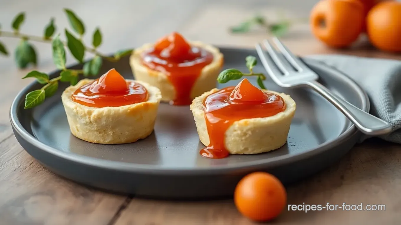 Baked Brie Bites with Apricot Jam