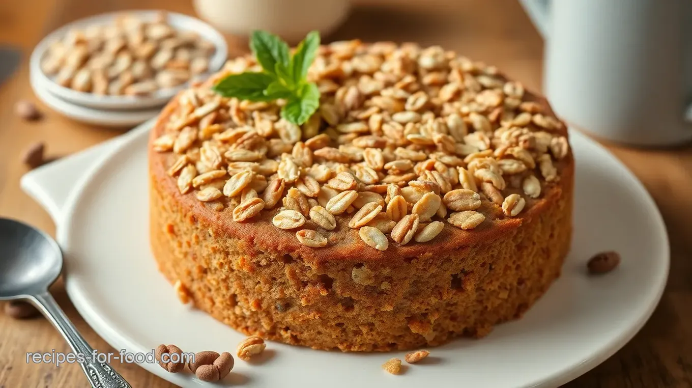 Delicious Coffee Cake with Oatmeal Streusel