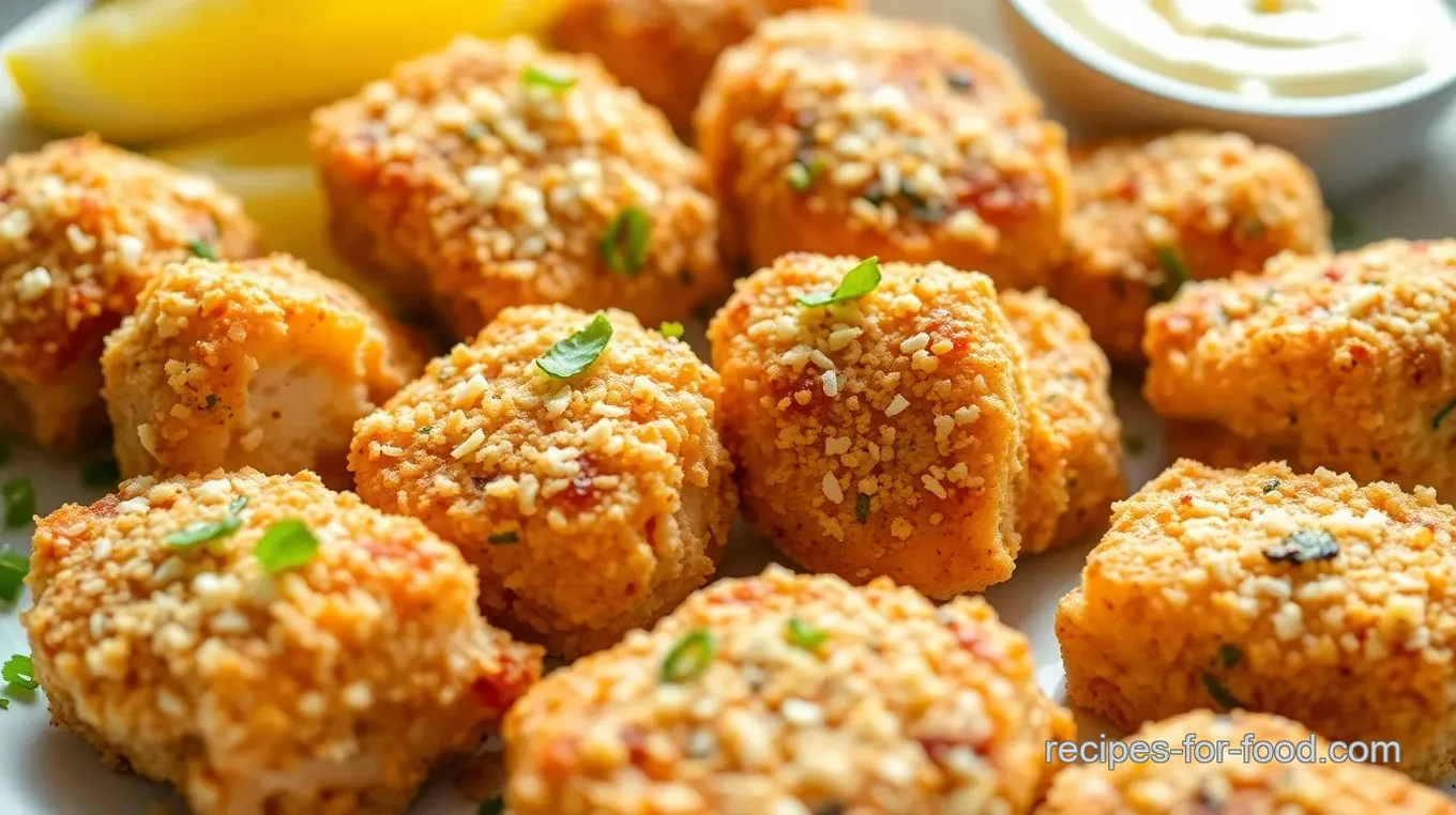 Easy Baked Chicken Bites with Crunchy Coating