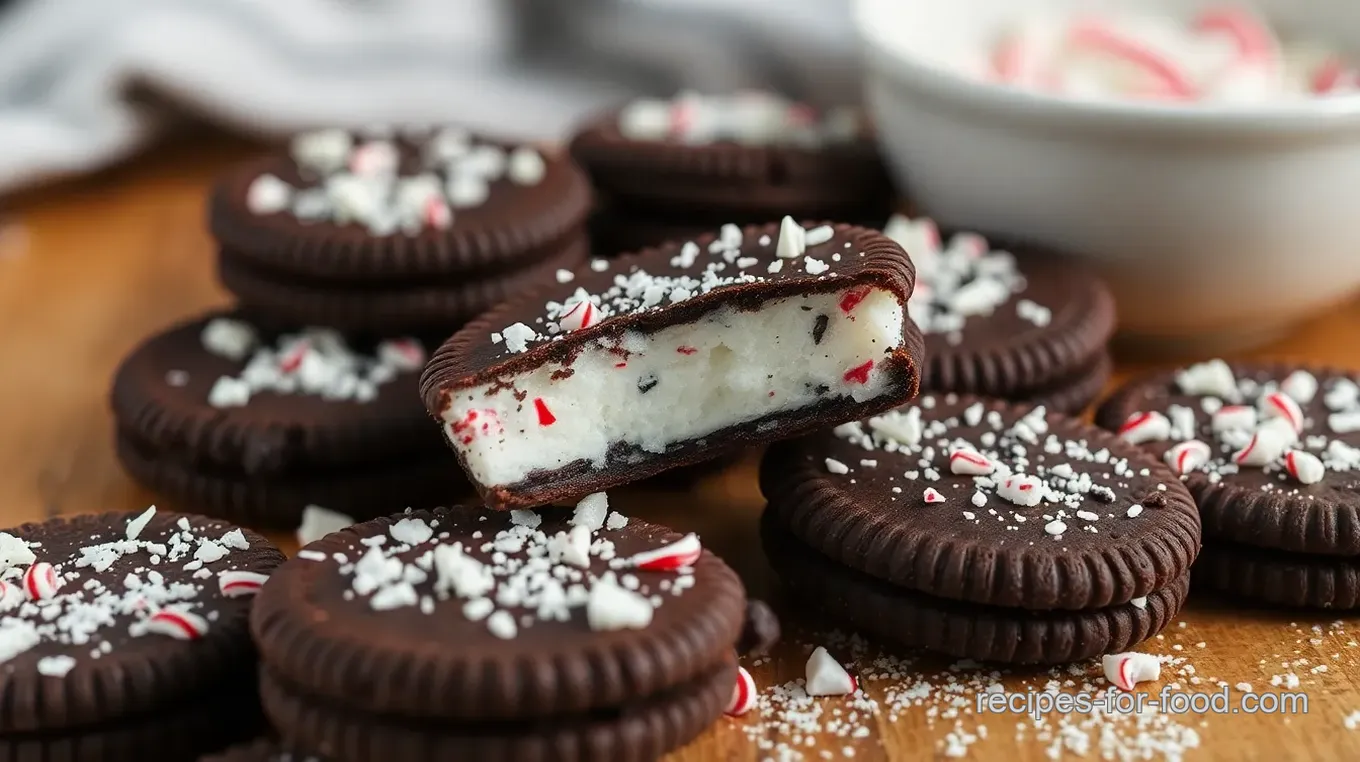 Paleo Peppermint Oreos