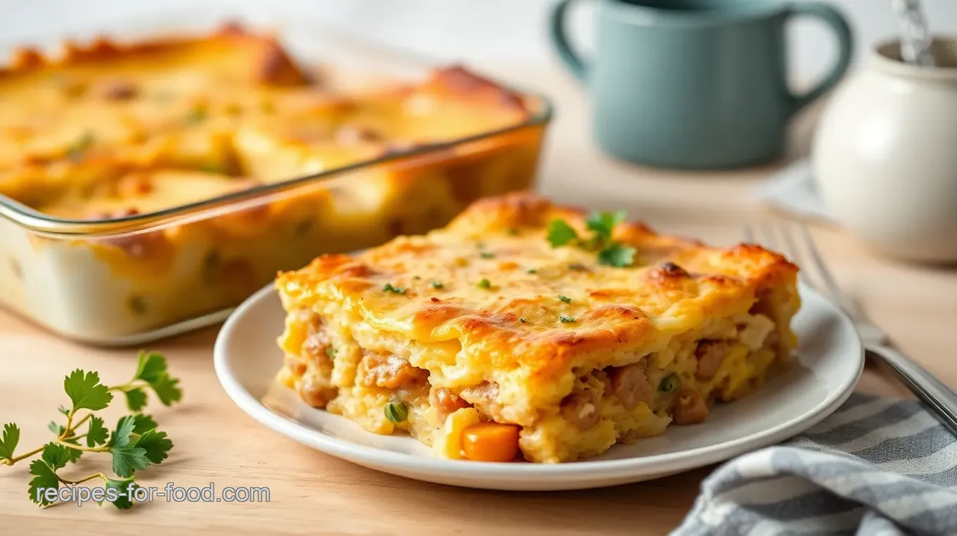 Whole30 Breakfast Casserole with Sausage