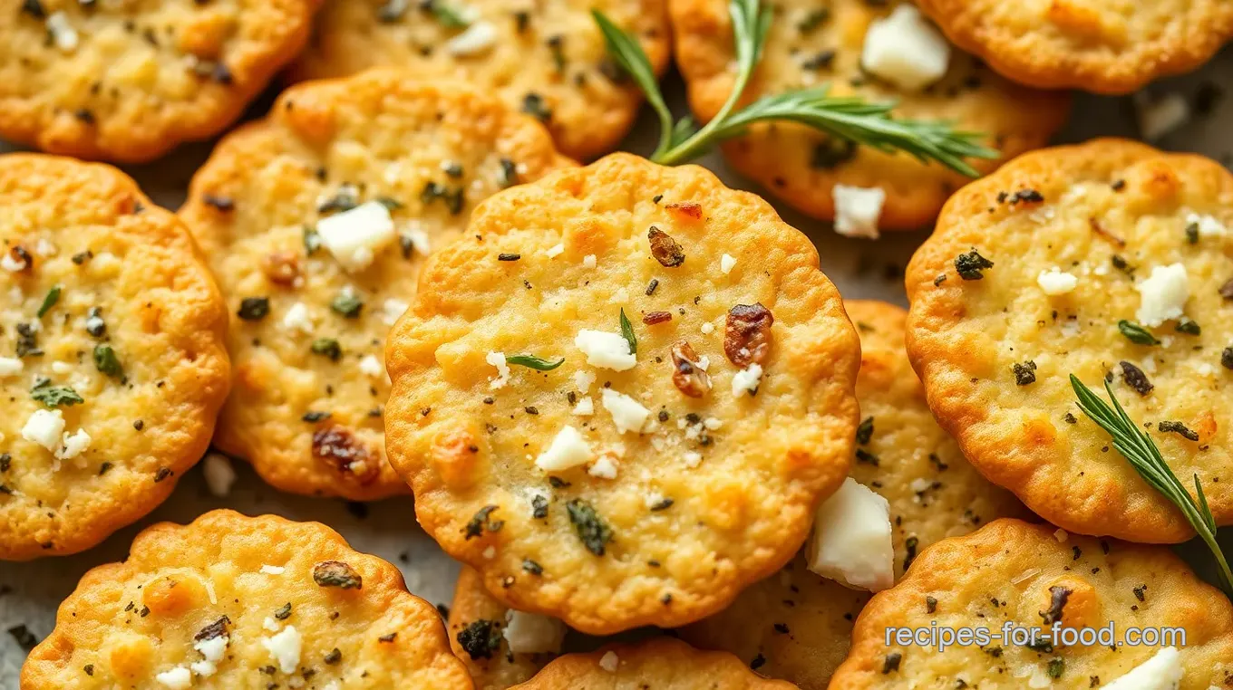 Savory Herb Cracker Wafers