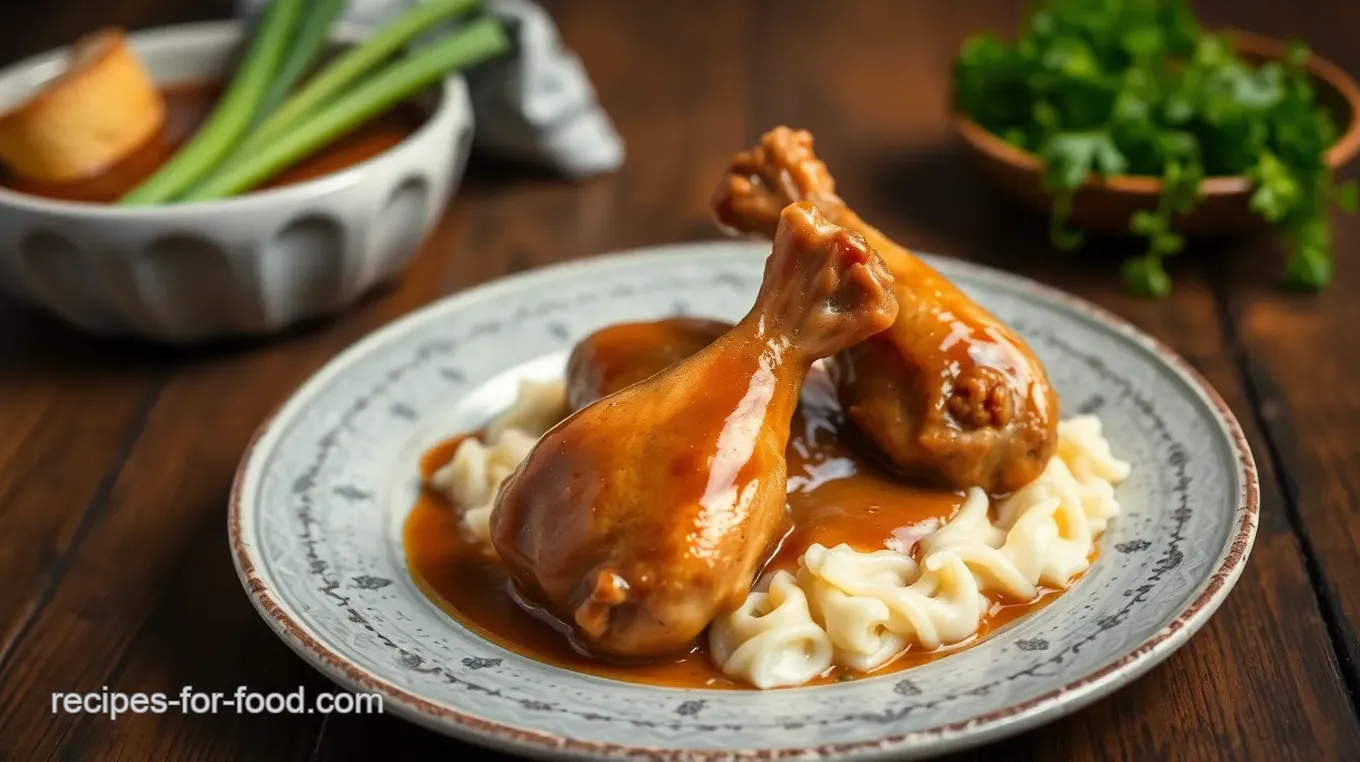 Smothered Turkey Wings in Rich Gravy