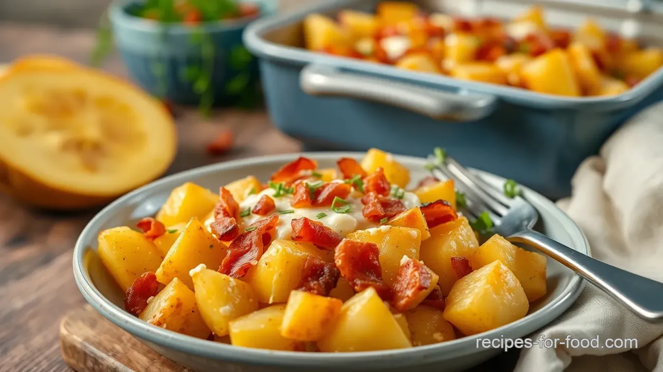 Twice Baked Mashed Potatoes