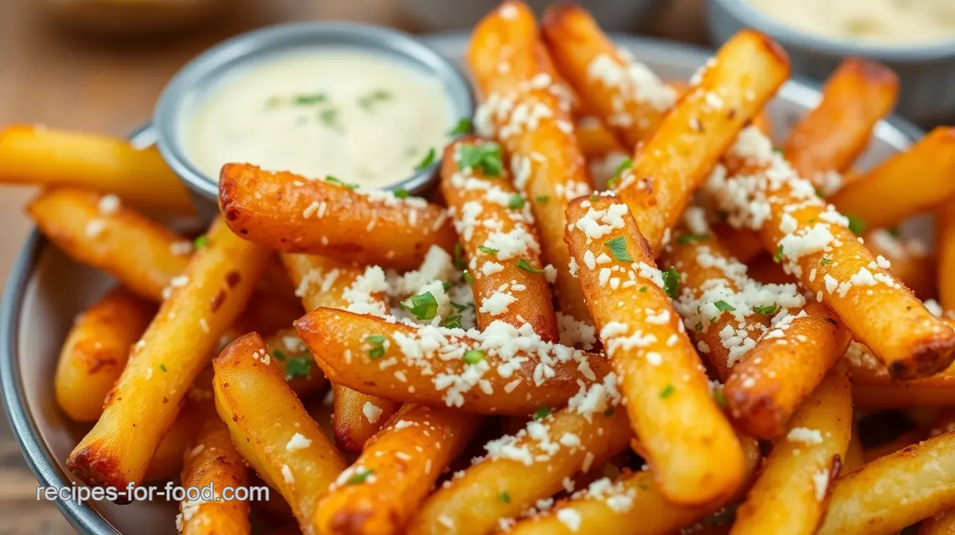 Oven-Baked Parmesan Seasoned Fries