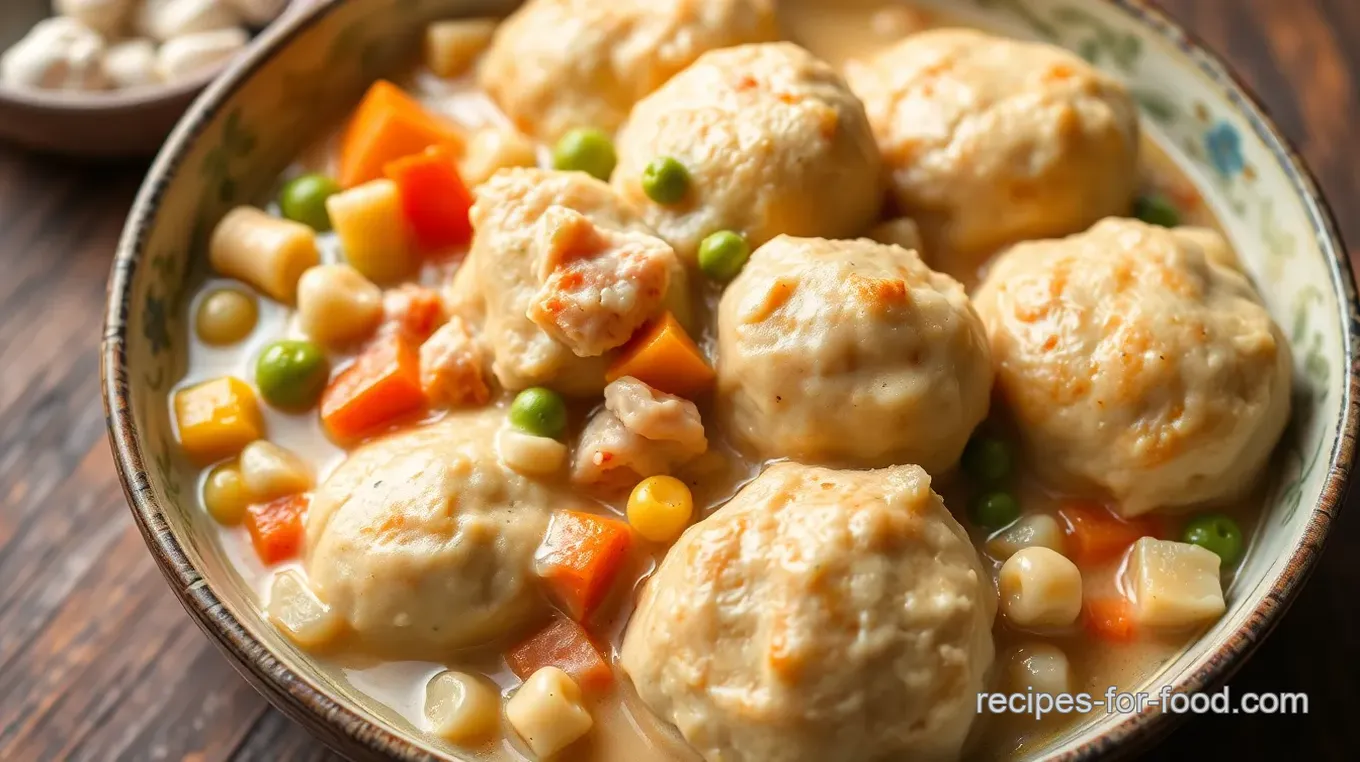 Bisquick Chicken and Dumplings