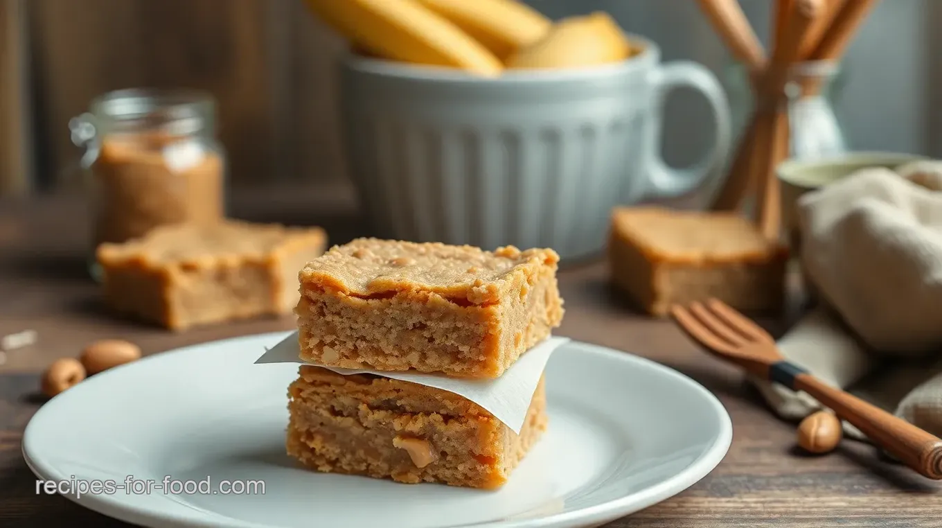 Chewy PB&J Bars - Gluten Free & Vegan