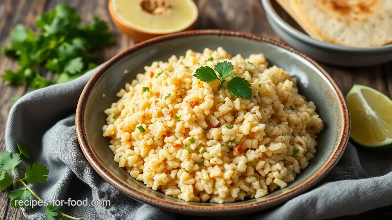 Cilantro Lime Brown Rice Delight