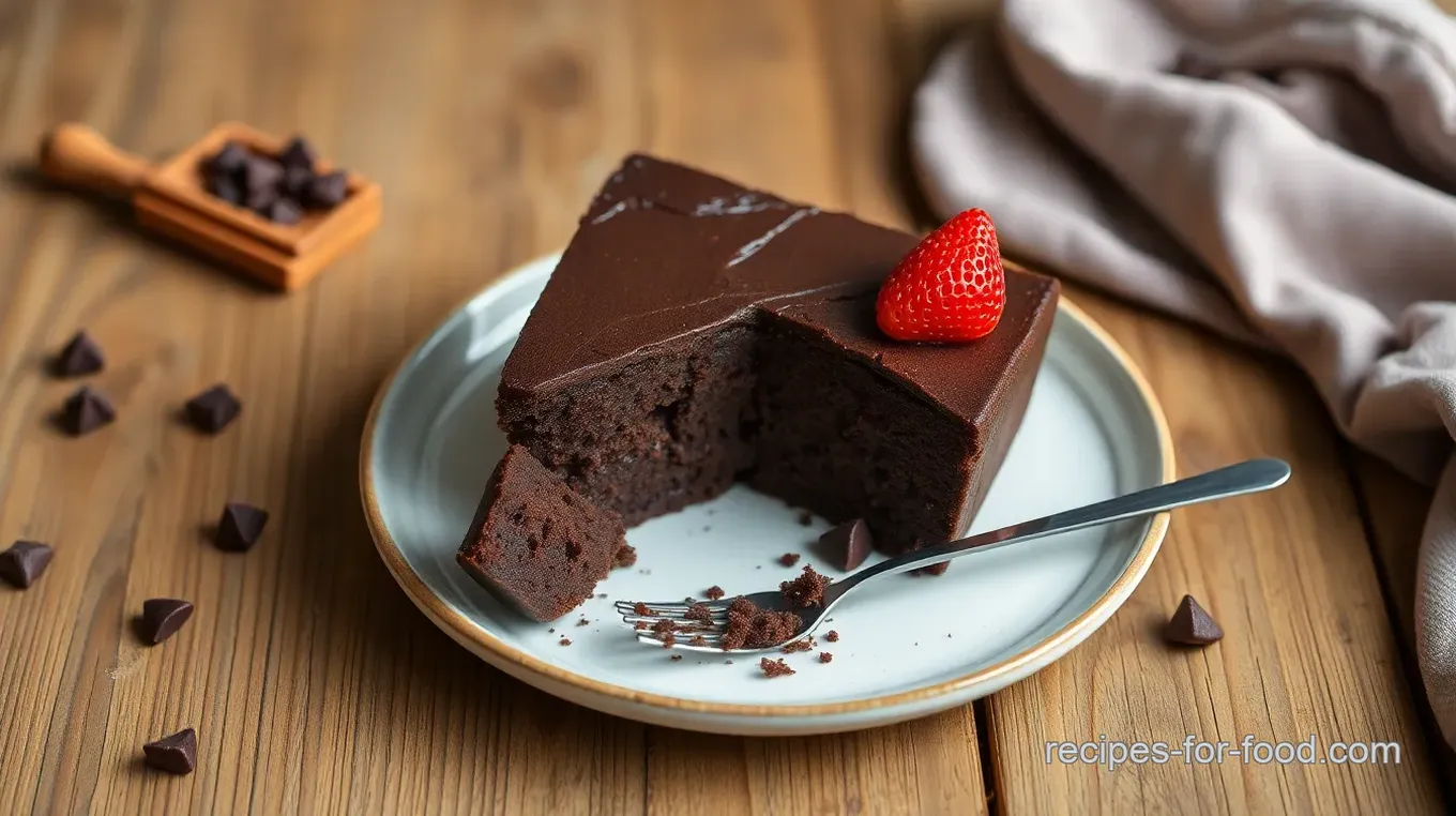 Decadent Flourless Chocolate Indulgence Cake