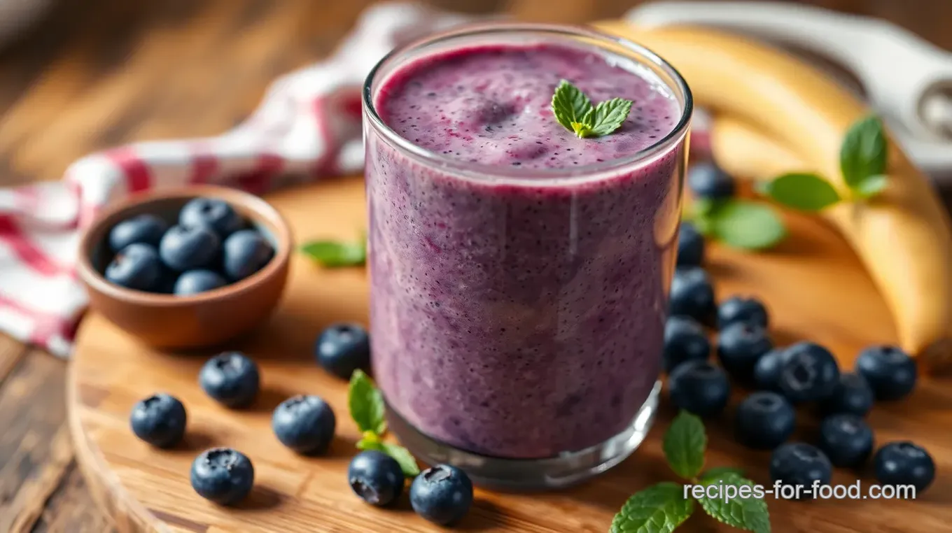 Delicious Blueberry Chia Smoothie