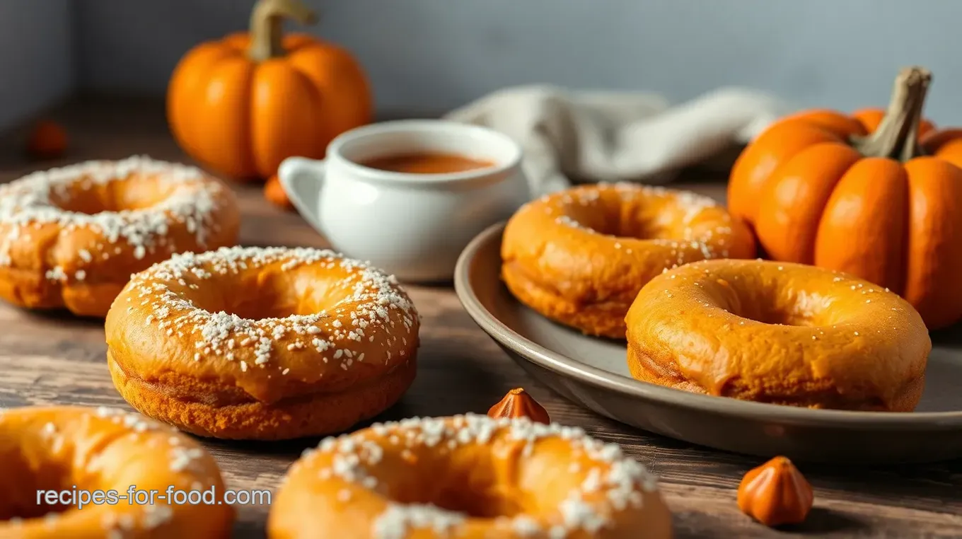 Delicious Vegan Pumpkin Donuts Delight