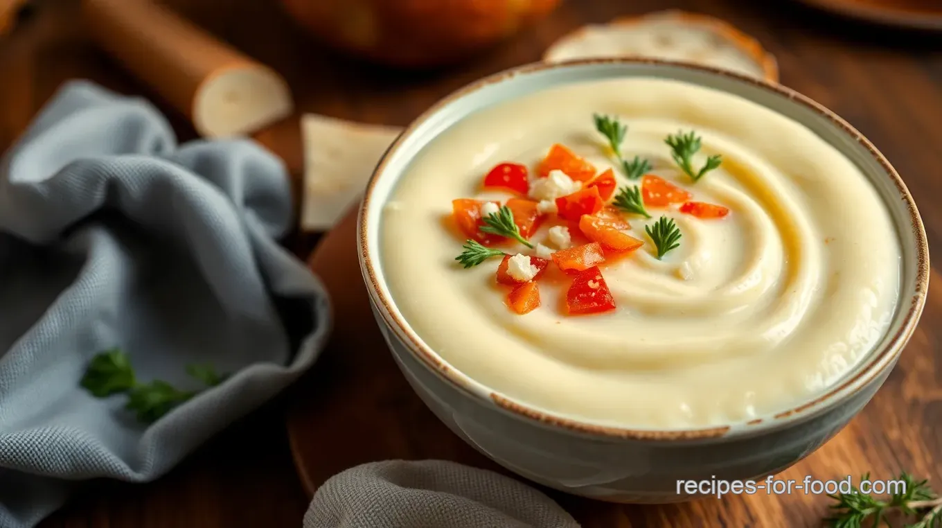 Gourmet Tarragon Mashed Potato Soup