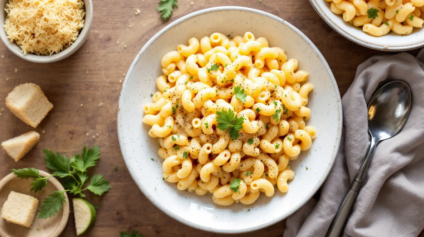 Delicious Bake Gourmet Mac & Cheese with Truffle Oil