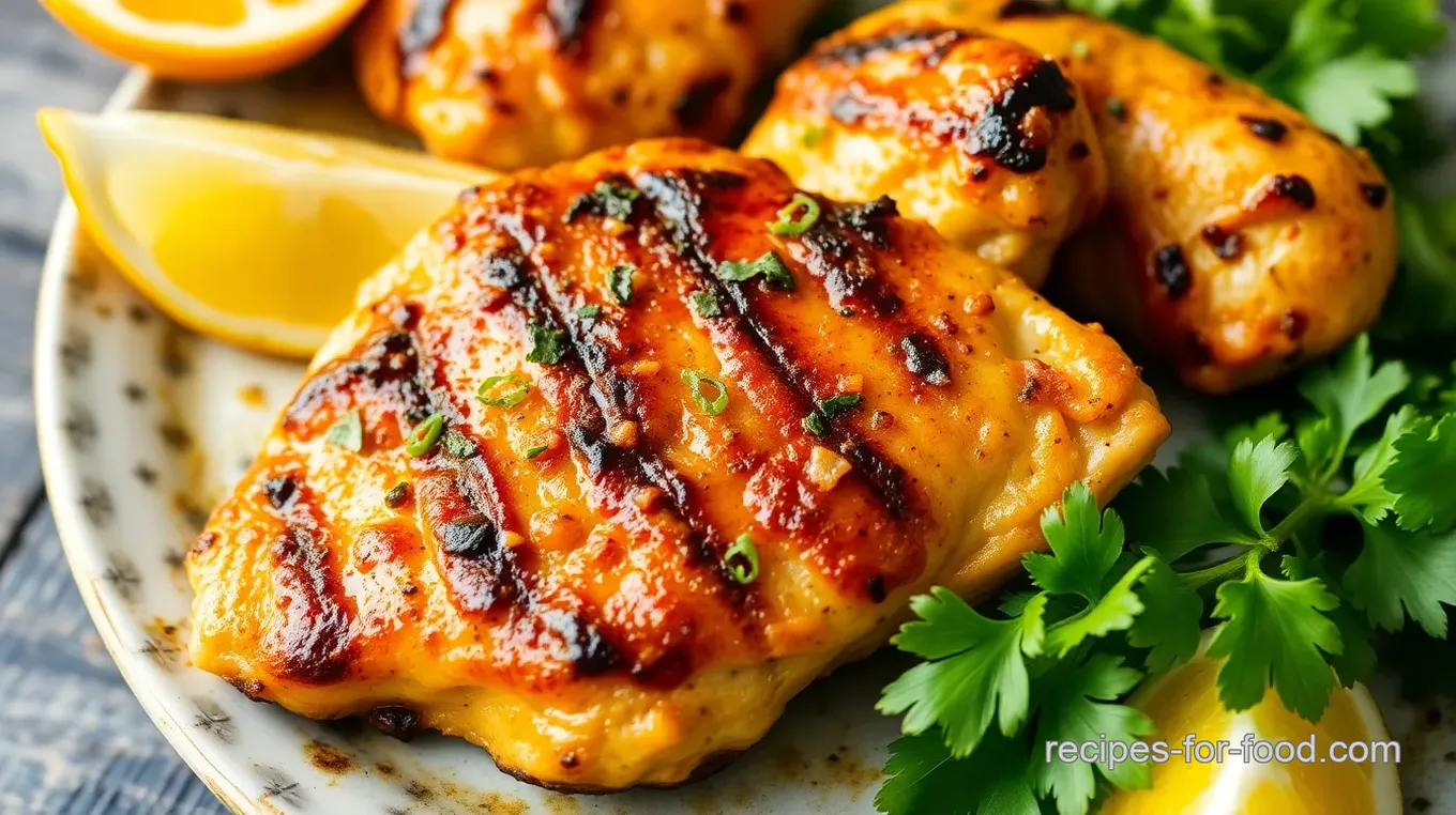 Low-Calorie Grilled Chicken with Mojo Criollo