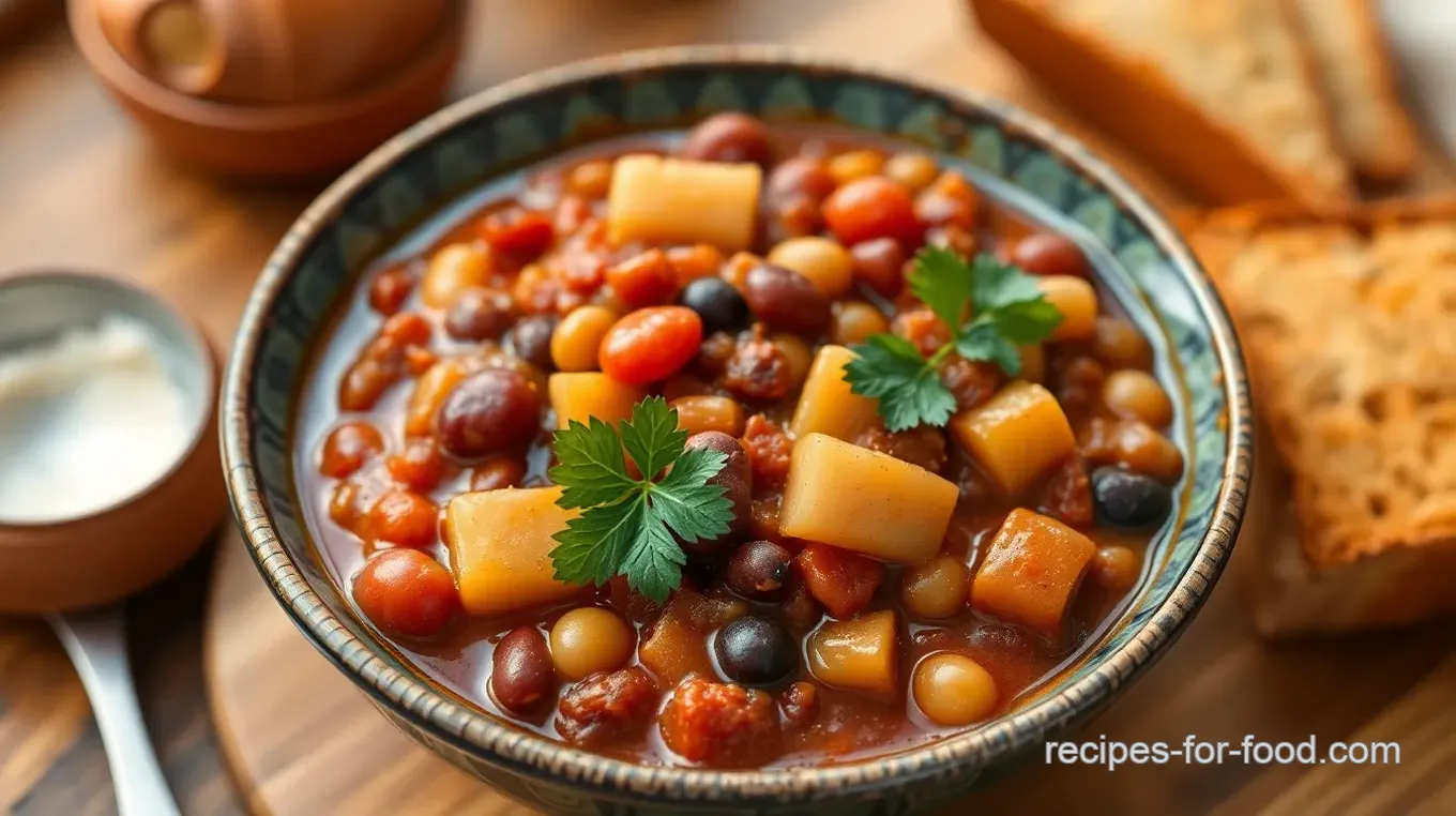 Hearty Vegan Chili Delight