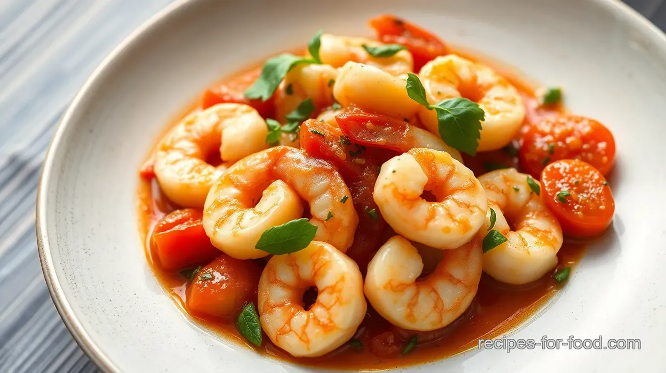 Marcella Hazan’s Shrimp with Garlic, Tomato, and White Wine