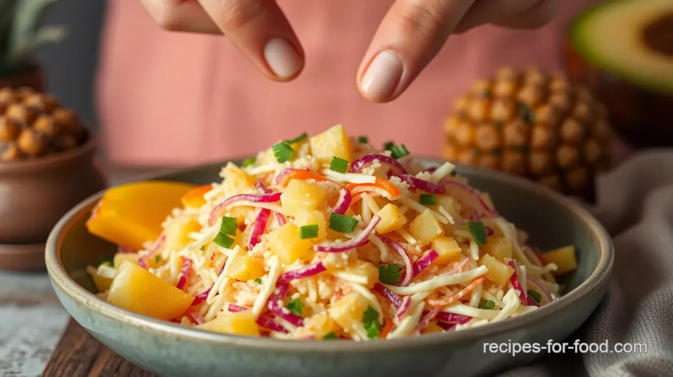 Best Pineapple Coleslaw