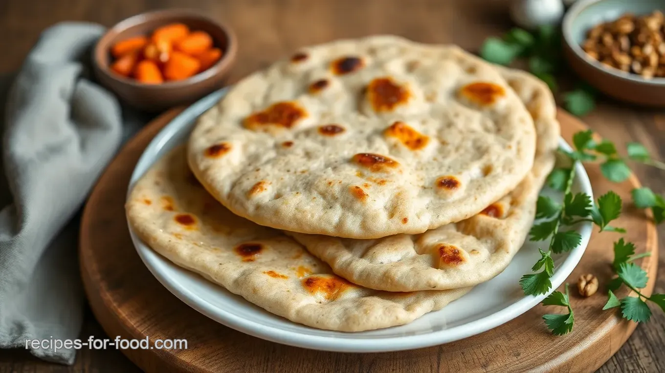 Nutty Whole Wheat Naan Delight