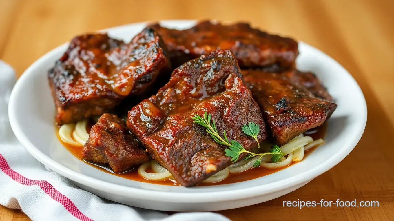 Oven-Baked Country Style Beef Ribs