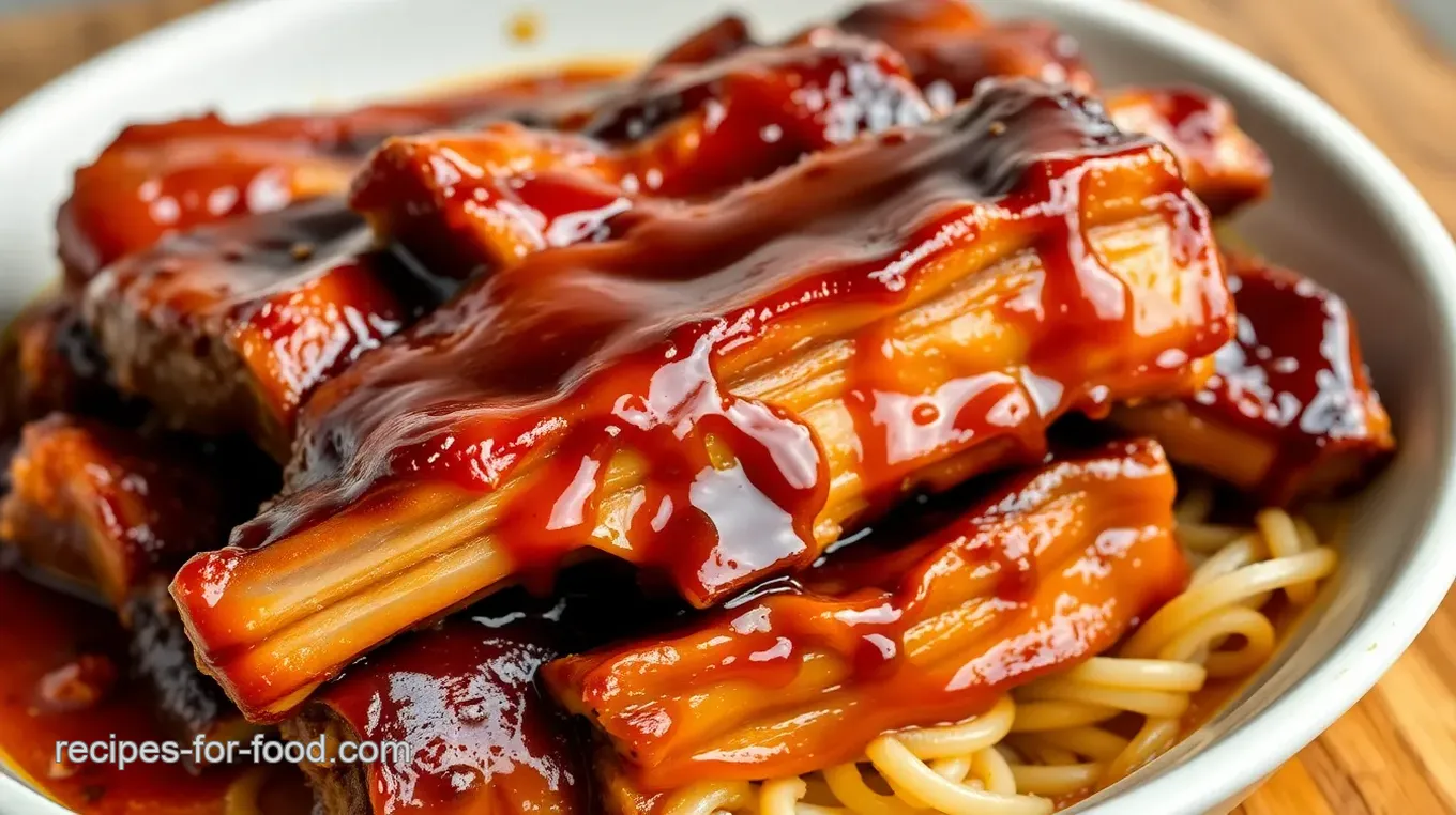 Oven-Baked Riblets with Sweet Glaze