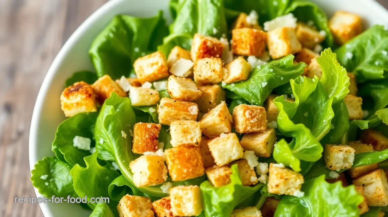 Classic Caesar Salad Recipe Without Anchovies