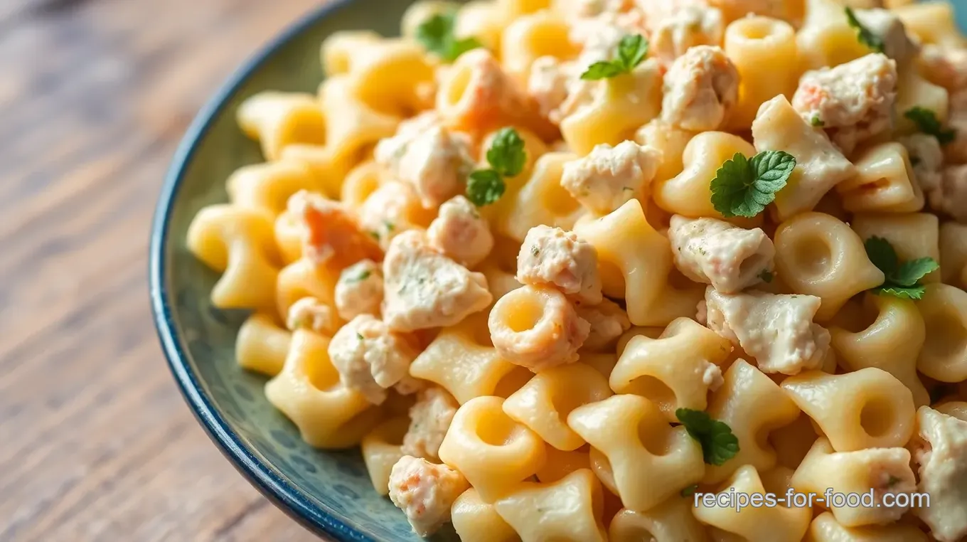 Tuna Pasta with Mayonnaise Recipe