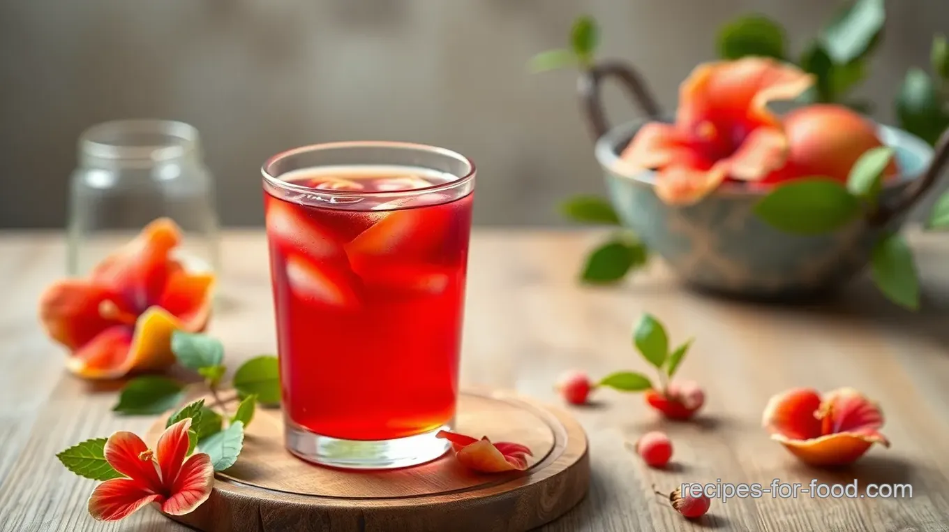 Refreshing Hibiscus Tea (Agua de Jamaica)