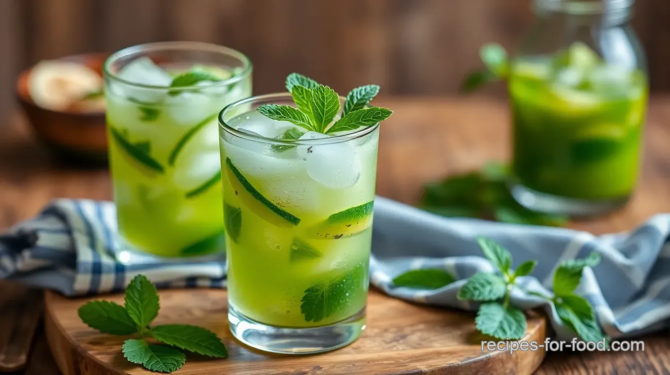 Mix Matcha Mojito - A Refreshing Summer Drink