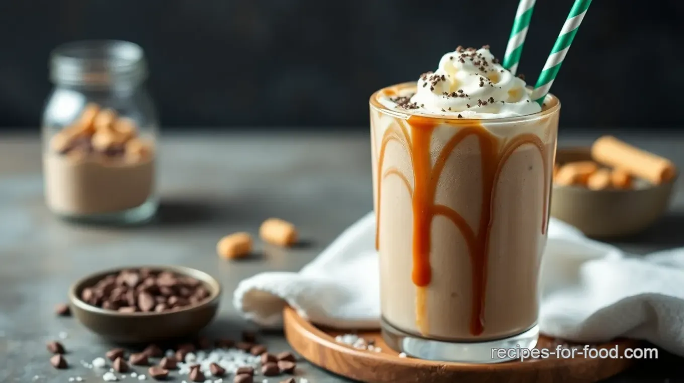 Salty Sweet Drink: The Ultimate Salted Caramel Chocolate Milkshake Recipe