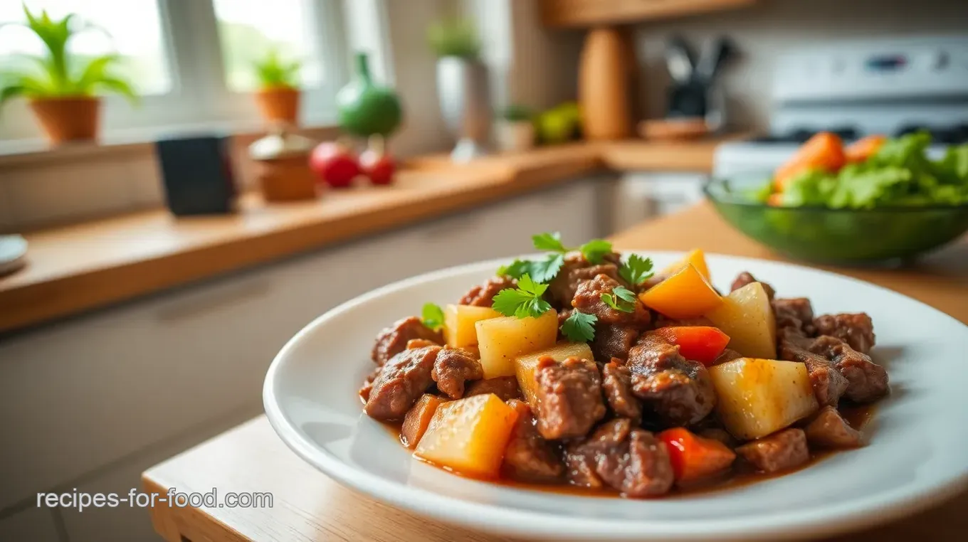 Carne Con Papas - Hearty Beef with Potatoes