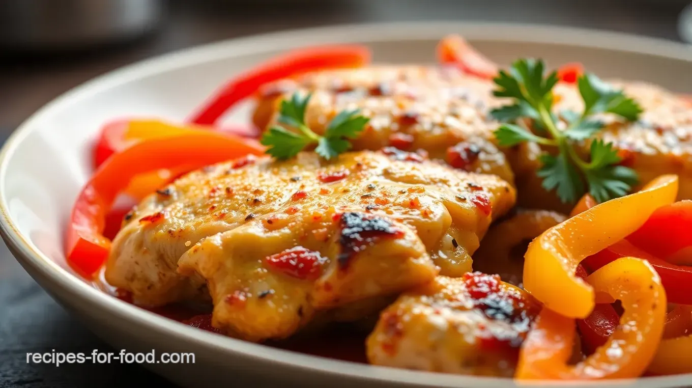 Chicken with Sweet Peppers