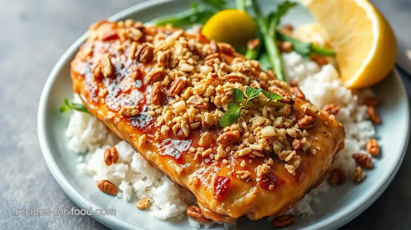 Hawaiian Pecan-Crusted Chicken