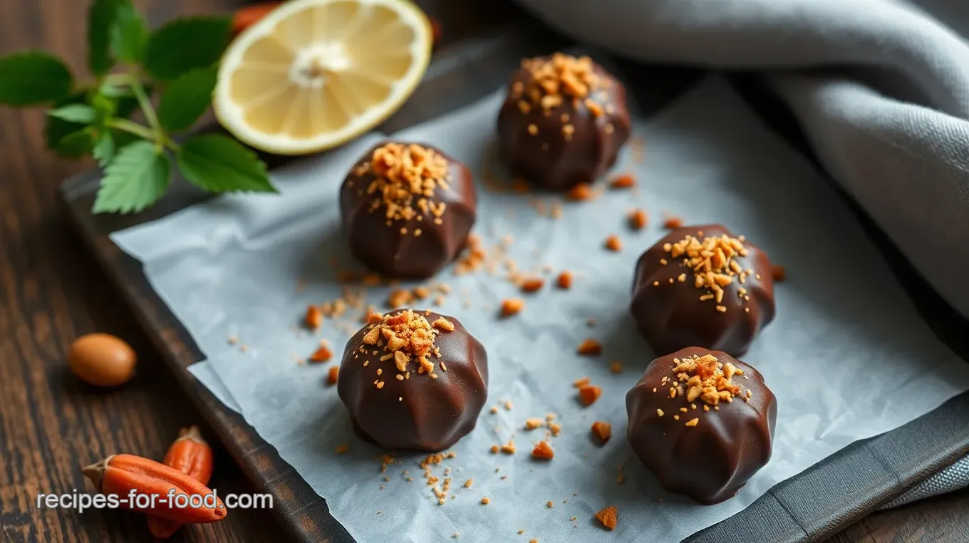 Spicy Chocolate Bliss Truffles