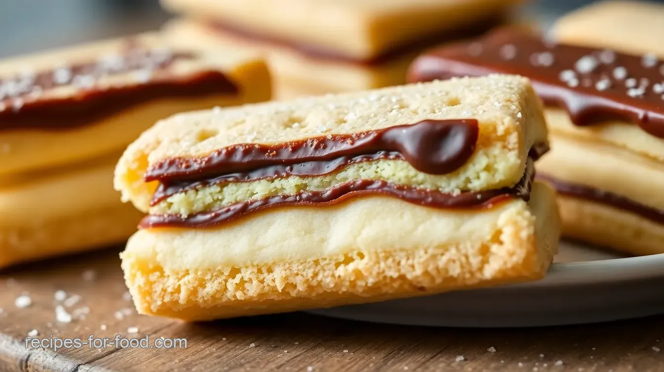 Square Langue de Chat Sandwich Cookies