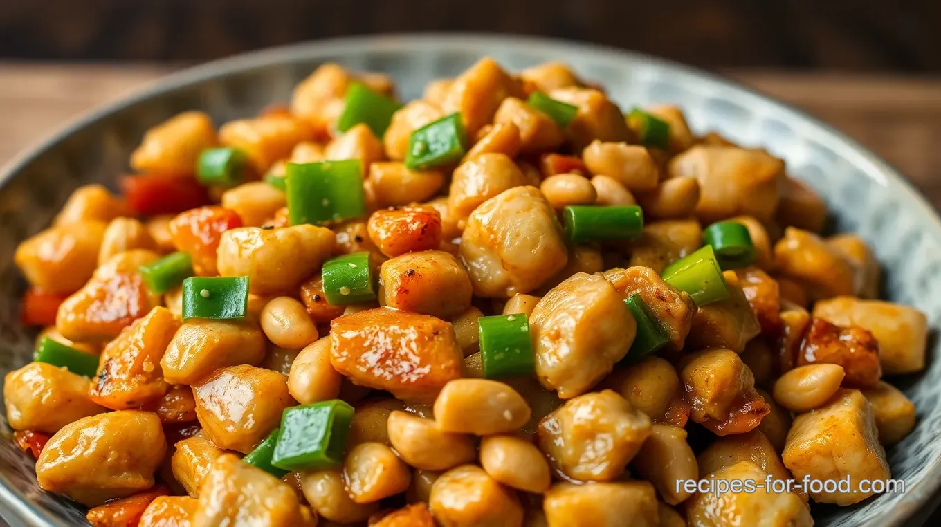 Stir-Fried Chicken with Spicy Peanuts