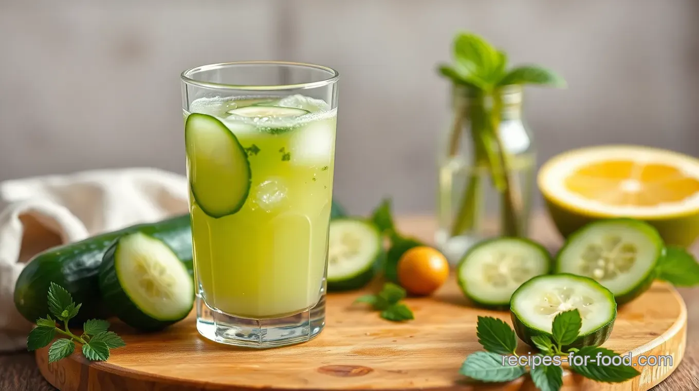 Crisp Cucumber Cooler: A Refreshing Summer Elixir