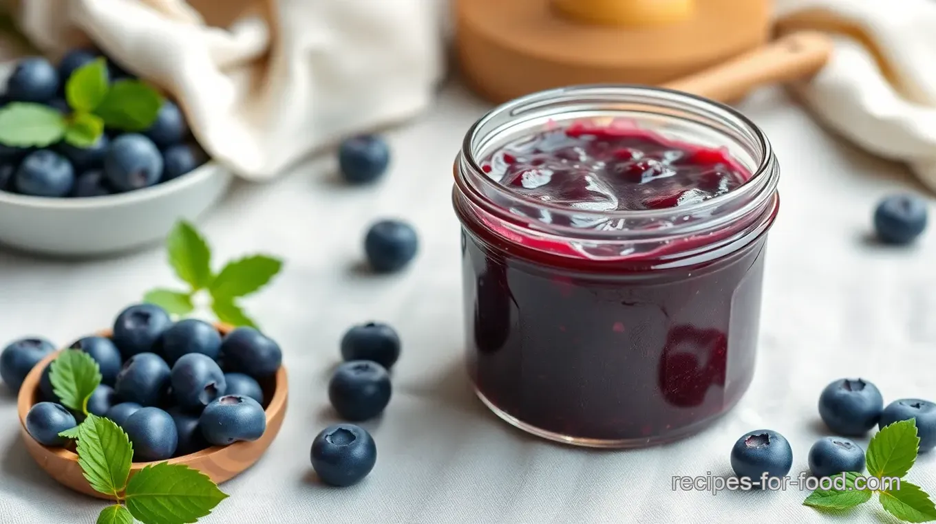 Sweet Blueberry Chia Jam Delight