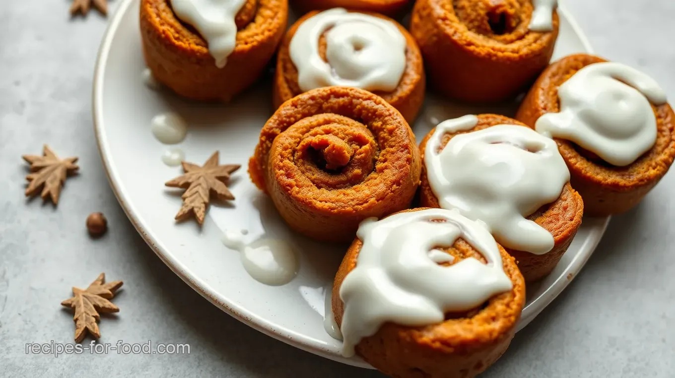 Vegan Pumpkin Cinnamon Rolls Delight