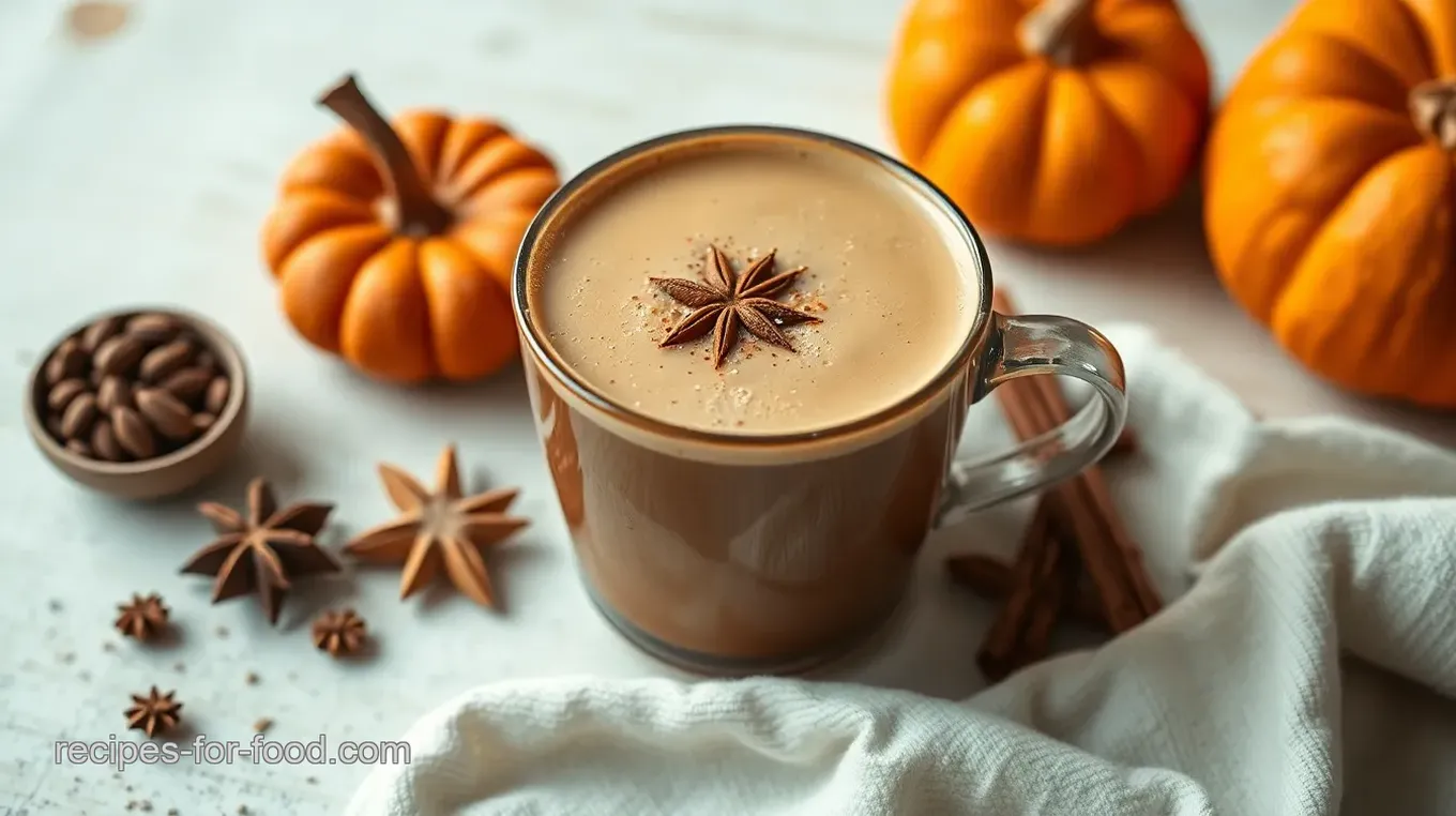 Vegan Pumpkin Spice Latte Delight