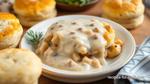 Bake Biscuits & Gravy Casserole Delight