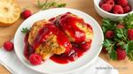 Bake Chicken Thighs with Raspberry Sauce