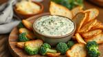 Cheesy Broccoli Mushroom Dip Delight