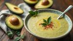 Chilled Avocado Soup for Summer Refreshment