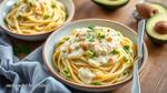 Delicious Dairy-Free Avocado Alfredo Pasta