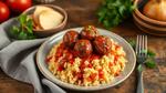 Moroccan Meatballs Over Couscous