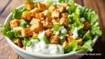 Quick Caesar Salad with Creamy Dressing