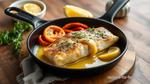 Quick Pan-Seared Rockfish with Lemon Sauce