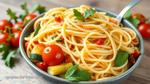 Quick Vermicelli Pasta with Fresh Veggies