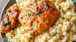 Sear Southern Chicken with Creamy Rice