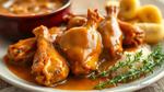 Slow Cooked Turkey Wings with Homemade Gravy